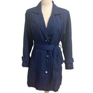 London Fog Navy Trench Coat